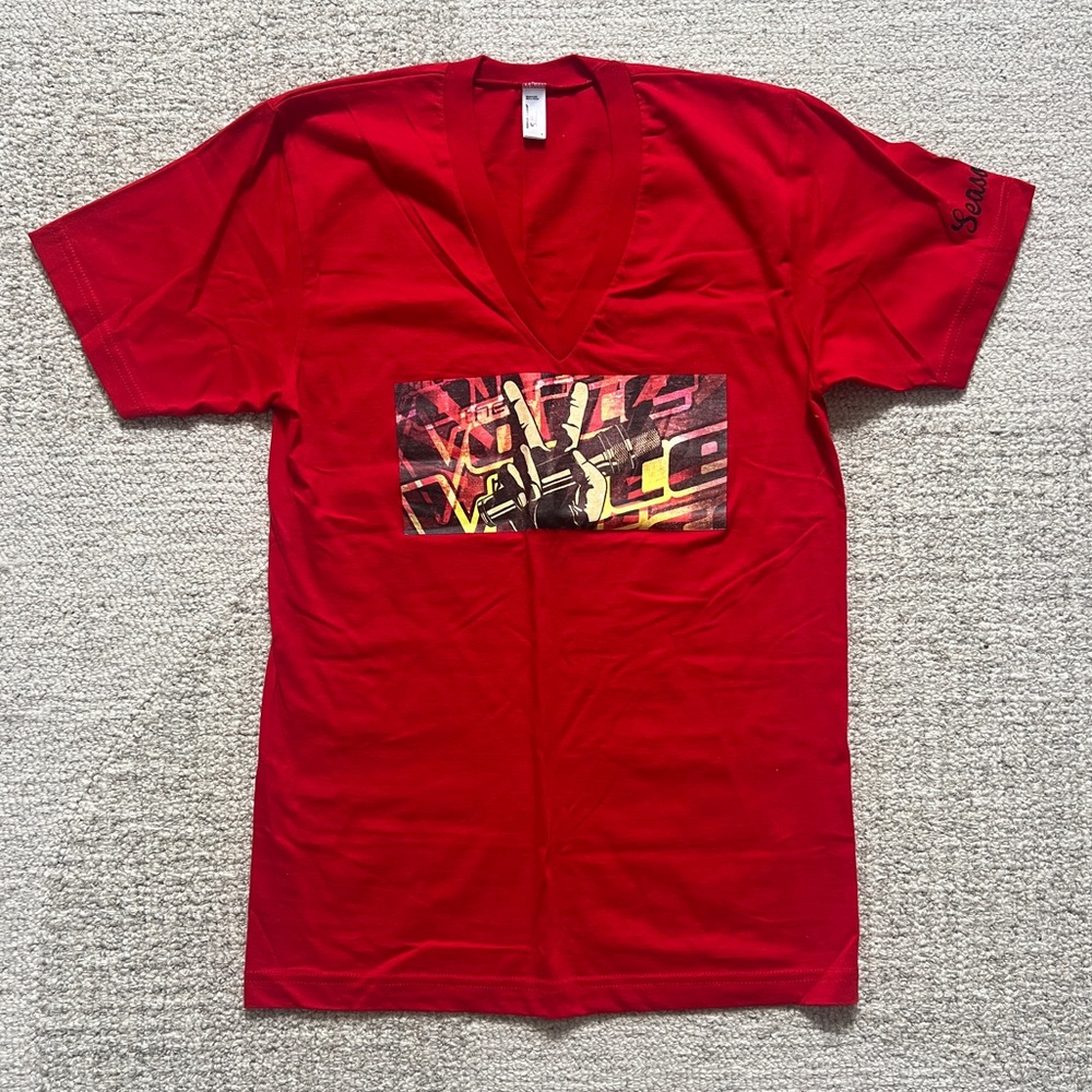 NBC’s The Voice V-Neck Red T-Shirt